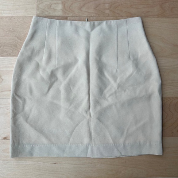 VINTAGE YELLOW PENCIL SKIRT - Picture 4 of 6